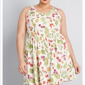 ModCloth Vegetable A-Line Dress